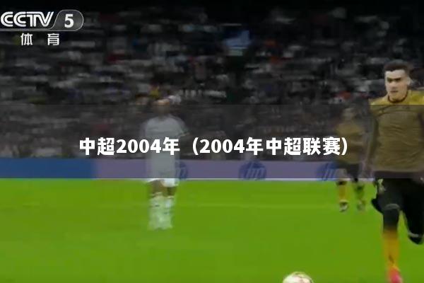 中超2004年（2004年中超联赛）